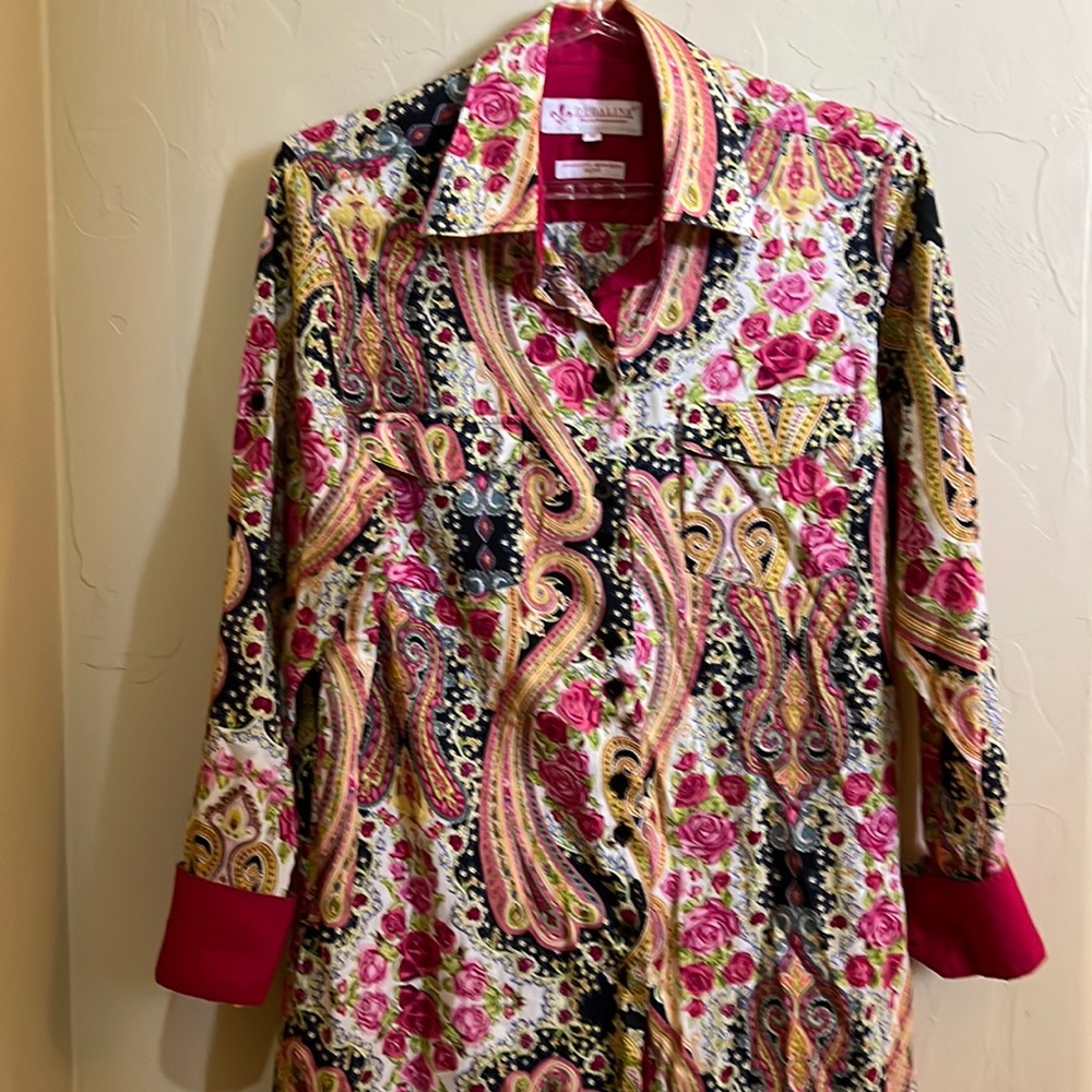 Colorful Dudalina dress. Great details. Almost new.